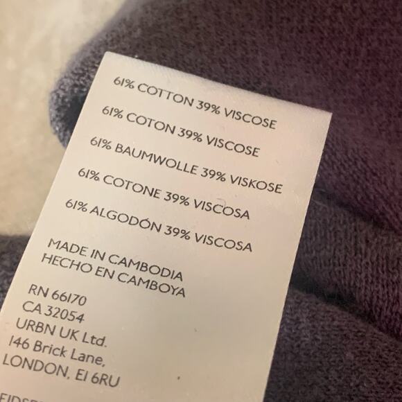 Anthropologie Daily Practice Black & White Oversized Sweater Size Small NWT - Picture 7 of 9